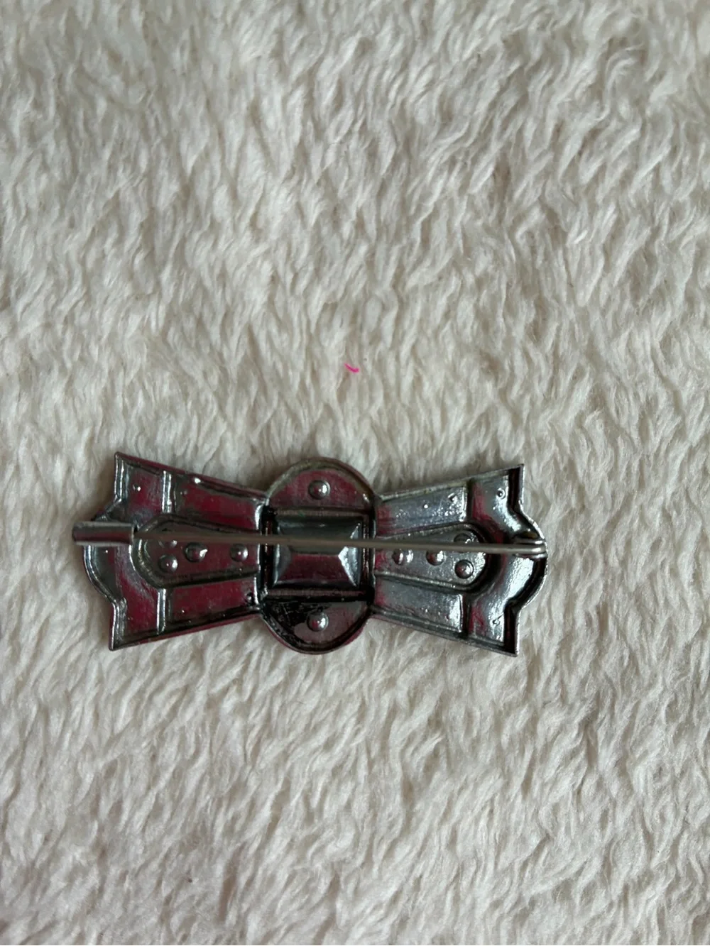 Vintage-Inspired Green Crystal Bow Brooch - Unbranded